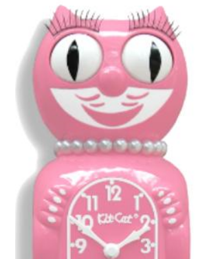 サーモンピンク色キットカットクロックPink KitCat Klock 2025年最新